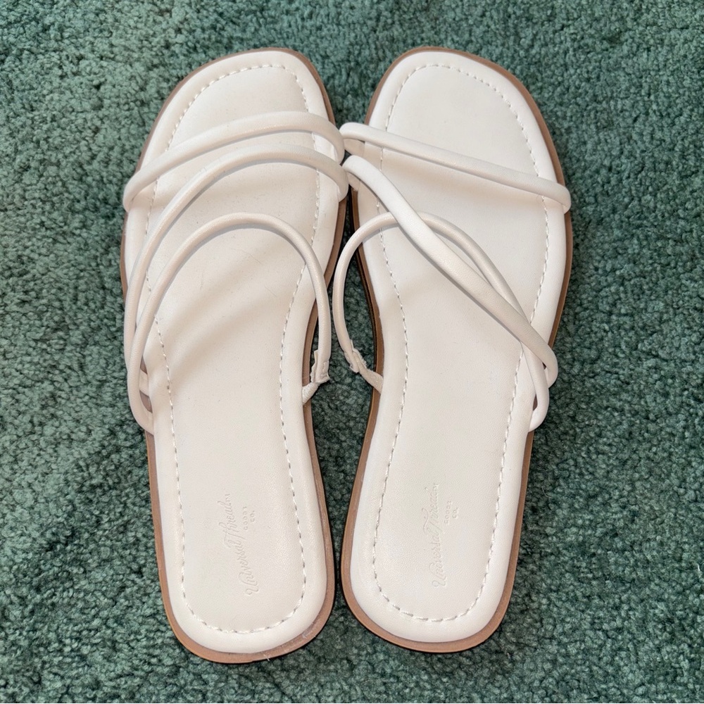 Universal Thread Cream Strappy Sandals